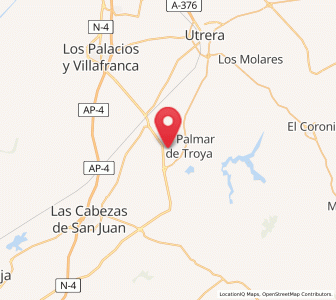 Map of Guadalema de los Quinteros, Andalusia