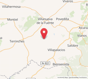 Map of Guadalmena, Castille-La Mancha