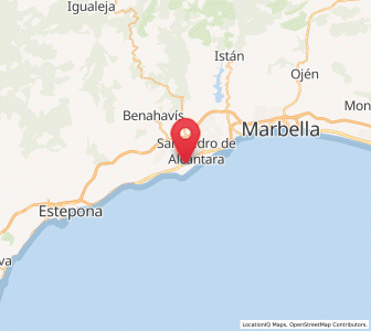 Map of Guadalmina, Andalusia