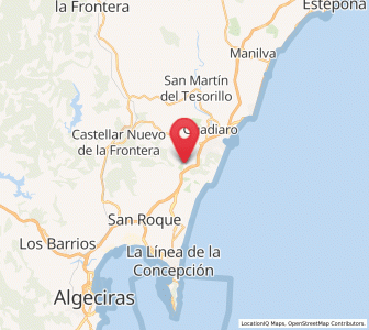 Map of Guadiaro, Andalusia