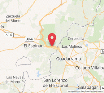 Map of Gudillos, Castille and León