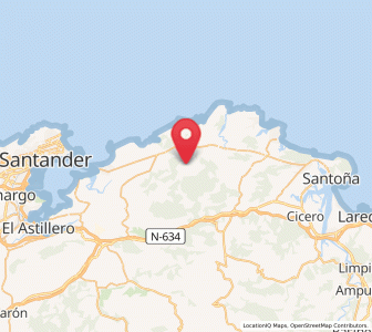 Map of Güemes, Cantabria