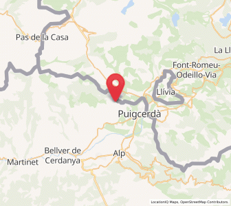 Map of Guils de Cerdanya, Catalonia