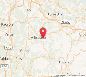 Map of Guimarey, Galicia