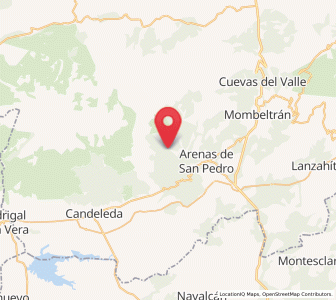 Map of Guisando, Castille and León