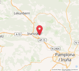 Map of Gulia, Navarre