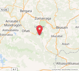 Map of Guriditegi, Basque Country