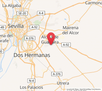 Map of Hacienda de Zafra, Andalusia
