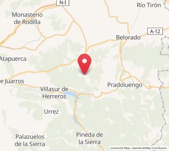 Map of Haedillo, Castille and León