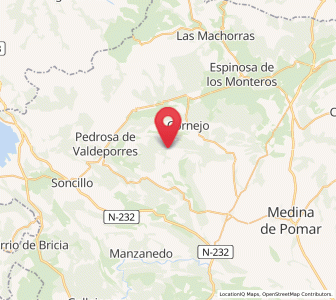 Map of Haedo de Linares, Castille and León