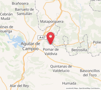 Map of Helecha de Valdivia, Castille and León
