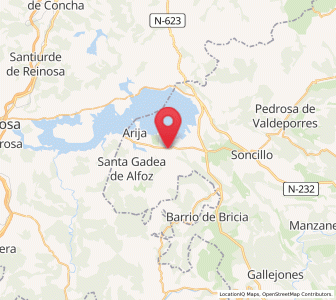 Map of Herbosa, Castille and León