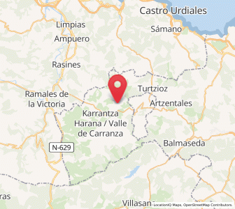 Map of Herboso, Basque Country