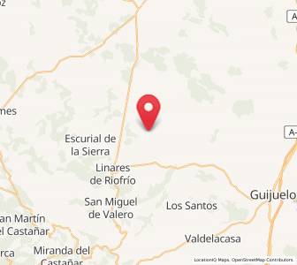 Map of Herguijuela del Campo, Castille and León