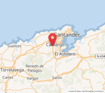 Map of Herrera, Cantabria