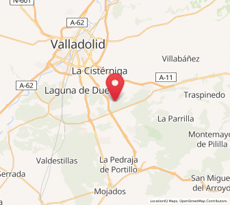 Map of Herrera de Duero, Castille and León