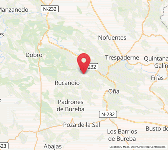 Map of Herrera de Valdivielso, Castille and León