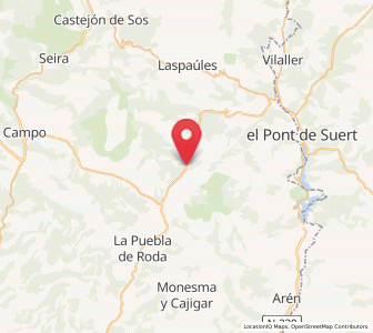 Map of Herrerías de Calvera, Aragon