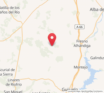 Map of Herreros de Salvatierra, Castille and León