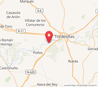 Map of Herreros, Castille and León