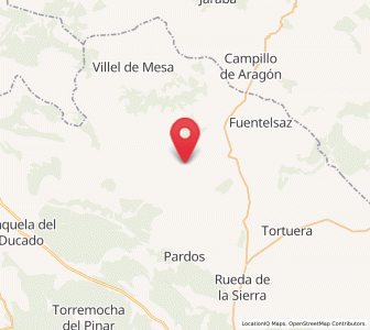 Map of Hinojosa, Castille-La Mancha