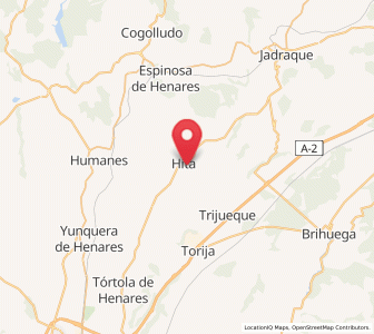 Map of Hita, Castille-La Mancha