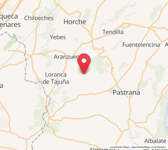 Map of Hontoba, Castille-La Mancha