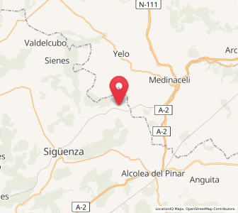 Map of Horna, Castille-La Mancha