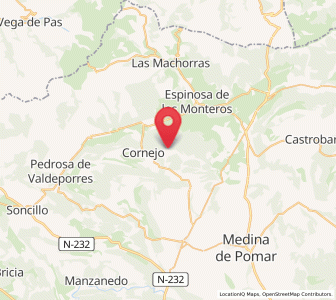 Map of Hornillalastra, Castille and León