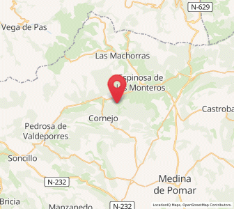 Map of Hornillatorre, Castille and León