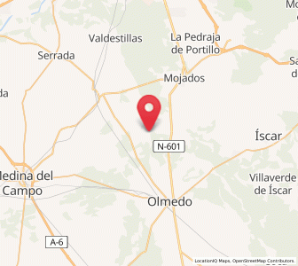 Map of Hornillos, Castille and León