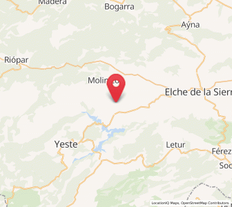 Map of Horno Ciego, Castille-La Mancha