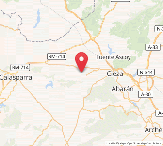 Map of Horno, Murcia