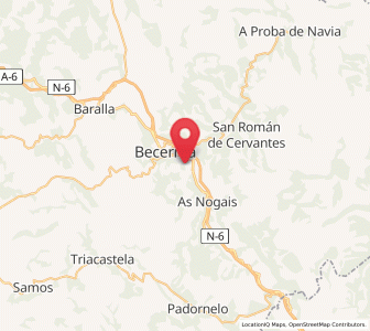 Map of Horta, Galicia