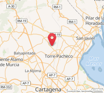Map of Hortichuela, Murcia