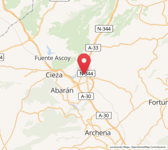 Map of Hoya del Campo, Murcia