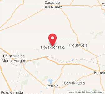 Map of Hoya-Gonzalo, Castille-La Mancha