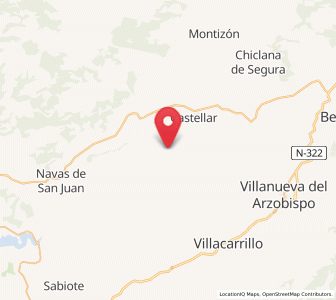 Map of Hoya, Andalusia