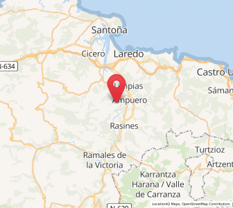 Map of Hoz de Marrón, Cantabria