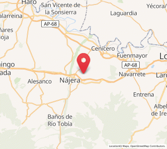 Map of Huércanos, La Rioja