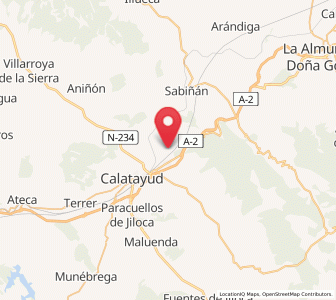Map of Huérmeda, Aragon