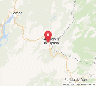 Map of Huerta del Manco, Andalusia