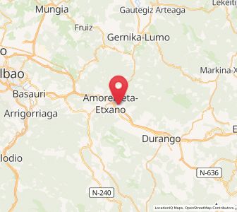 Map of Ibarra, Basque Country