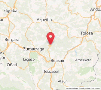 Map of Iguzaga, Basque Country