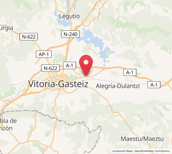 Map of Ilarratza, Basque Country