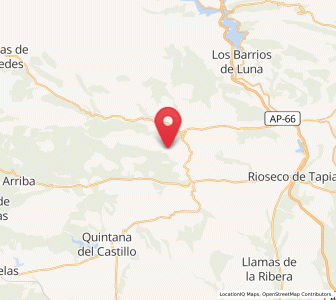 Map of Inicio, Castille and León