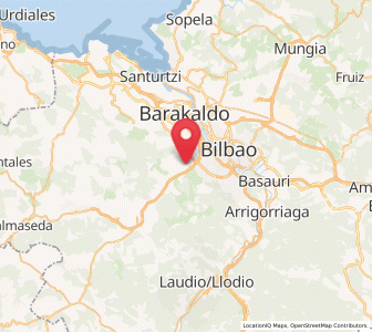 Map of Irauregi, Basque Country