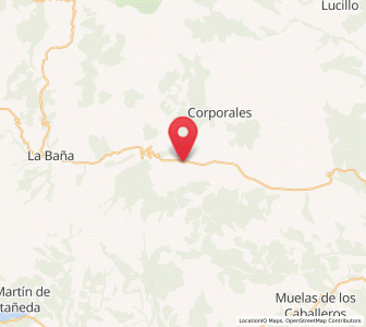 Map of Iruela, Castille and León