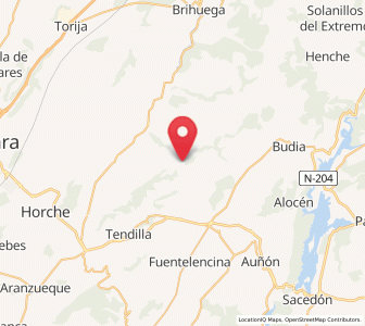 Map of Irueste, Castille-La Mancha