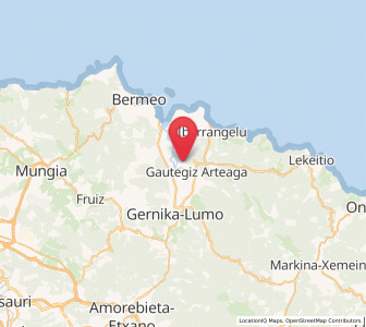 Map of Islabekoa, Basque Country